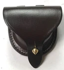 CIVIL WAR RIFLE US UNION MUSKET REGULATION CAP BELT POUCH-BROWN LEATHER