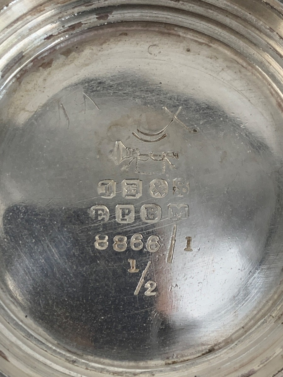 Antique James Dixon & Sons England EPBM 3-Piece Silver-Plate