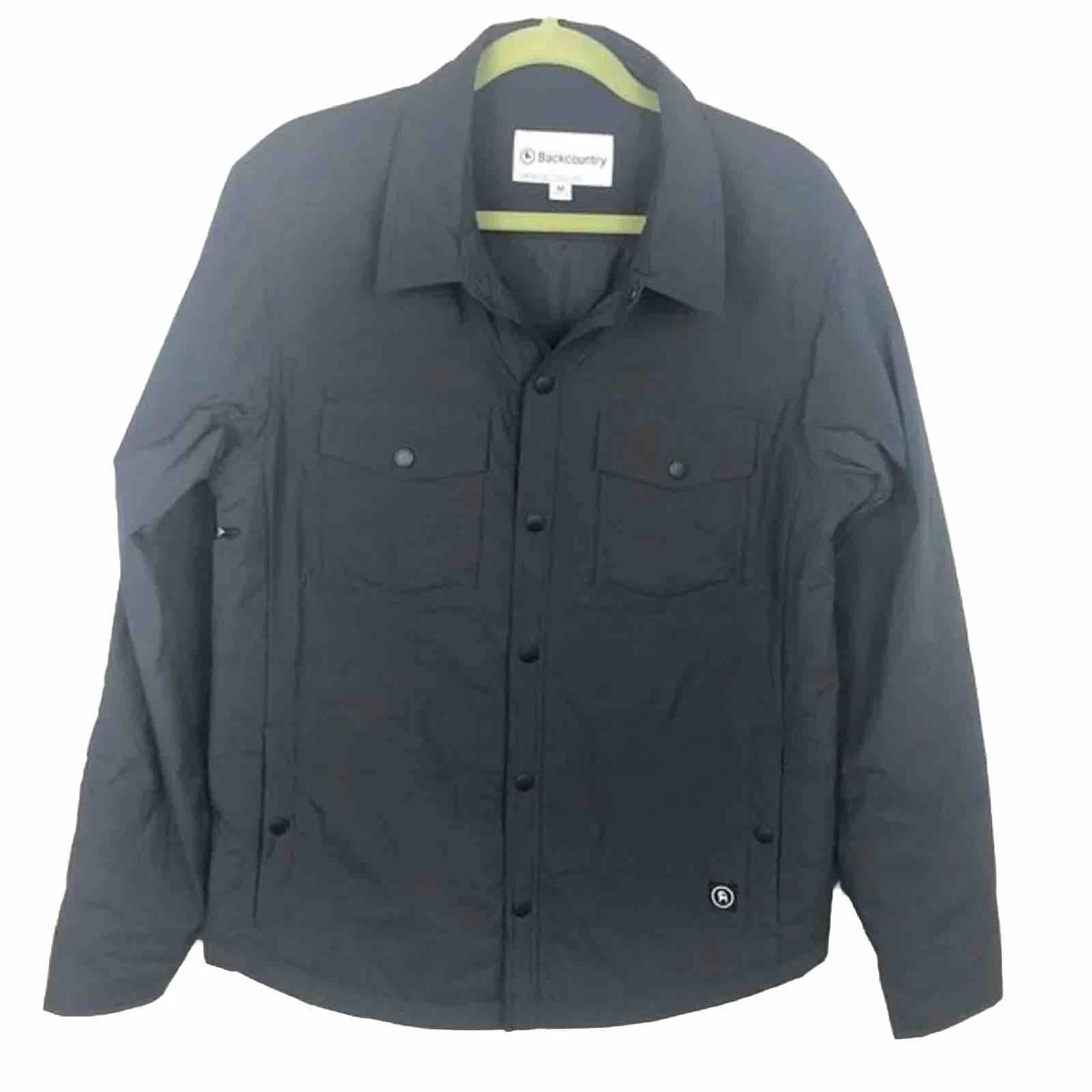 Backcountry lightweight jacket Coat Windbreaker Outdoor Work black size Medium