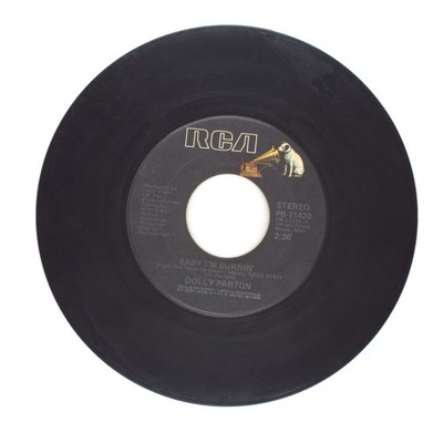 Dolly Parton - Baby I'm Burnin'; I Really Got the Feeling - Vinyl 45 RPM 7''