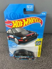 1985 Honda CR-X Black Turbo Hot Wheels Speed Graphics 2021 #90 GTC57