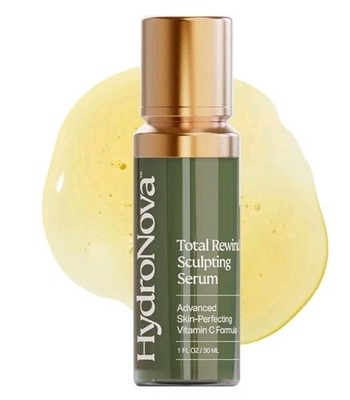 HydroNova Total Rewind Sculpting Serum, Advanced Vitamin C Formula, 1oz/30ml NEW