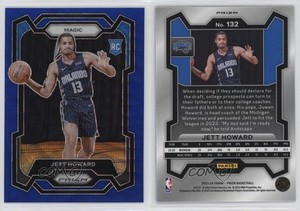 2023-24 Panini Prizm Blue Wave Prizm Jett Howard #132 Rookie RC