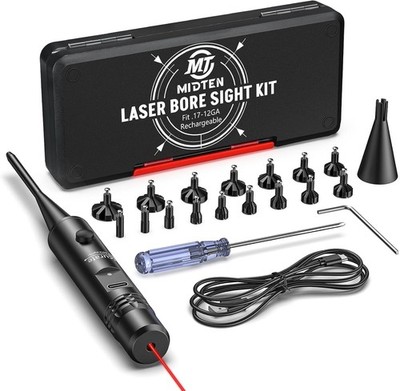 Kit de mira láser recargable  kit de mira verde oja para rifle pistolas .17-12GA