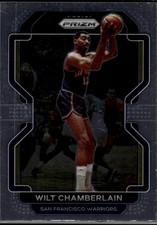 Wilt Chamberlain 2021-22 Panini Prizm Silver San Francisco Warriors #260