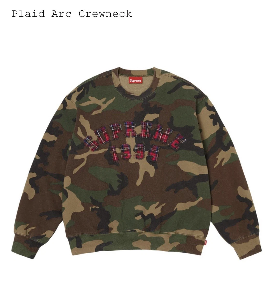 Supreme Plaid Long Sleeve Hoodies & Sweatshirts for Men for Sale
