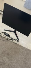 LG 24 Inch Monitor 16:9 Aspect Ratio Black with Stand and Power Adapter