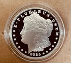 2025-S Proof $1 Morgan Silver Dollar Box, OGP, & COA