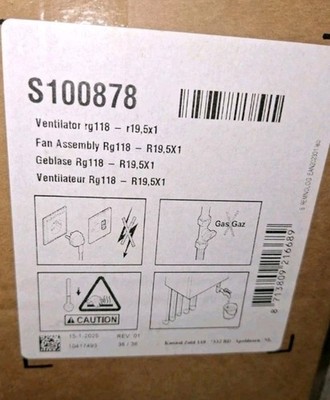 Ventilator Remeha Avanta De Dietrich S100878 EBM NRG118/0800-3612-031111 