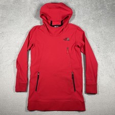 The North Face Windbreaker Boys 14-16 Red Pullover Hooded FlashDry-XD Hiking