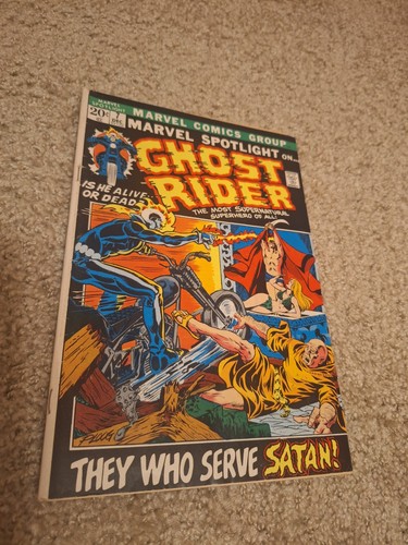 MARVEL SPOTLIGHT #7 3rd Appearance of Ghost Rider 1972 Marvel Comic Book