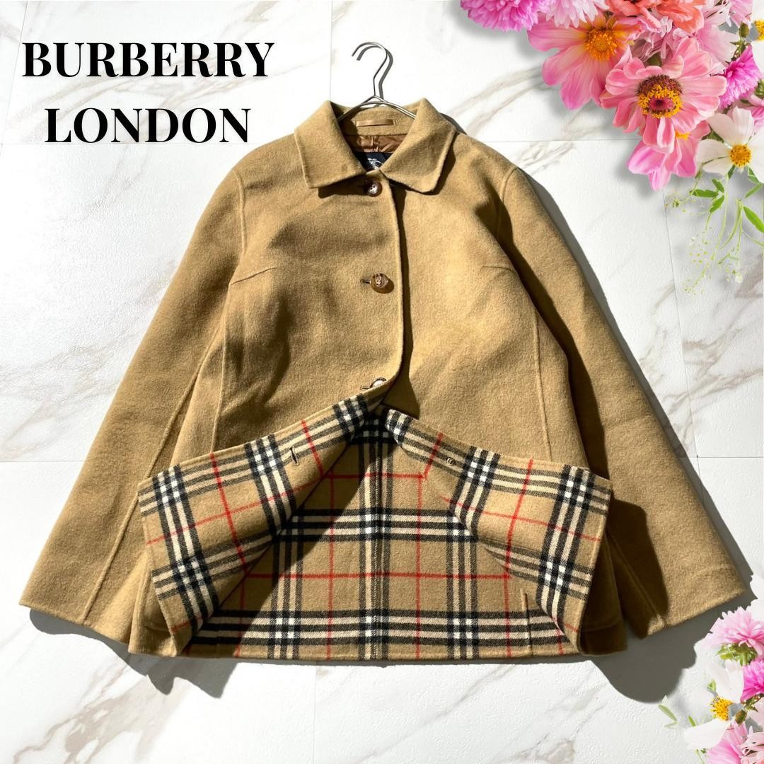 Burberry Nova Check Double Face Wool Cashmere Coat