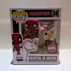 Funko Pop! Vinyl Marvel Pop! Rides Deadpool on Unicorn #36 Collector Corps Excl