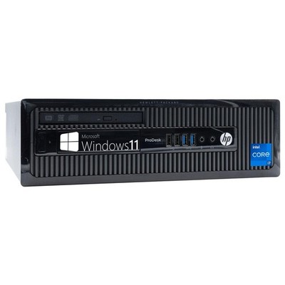 HP 400 G1 SFF Core I7 Win 11 16GB 240GB SSD 1TB GPU Dedicata 1GB GT710 PC Fisso