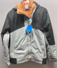 Columbia Bugaboo jacket Interchange Youth XL ( 18-20) green  Waterproof New!