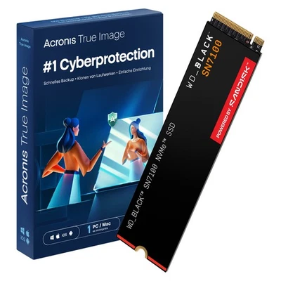 WD_BLACK SN7100 NVMe SSD 2 TB M.2 2280 PCIe 4.0 inklusvie Acronis True Image ...