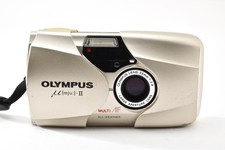     NEAR MINT Olympus  mju II Gold 35mm Film camera Point  Shoot From JAPAN