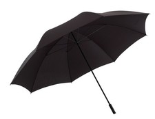 Gro&szlig;er Regenschirm f&uuml;r die Familie Stockschirm Regenschutz 7 Personen, schwarz