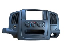 2002-2005 Dodge Ram 1500 2500 Radio Dash Bezel Climate Control Oem Black