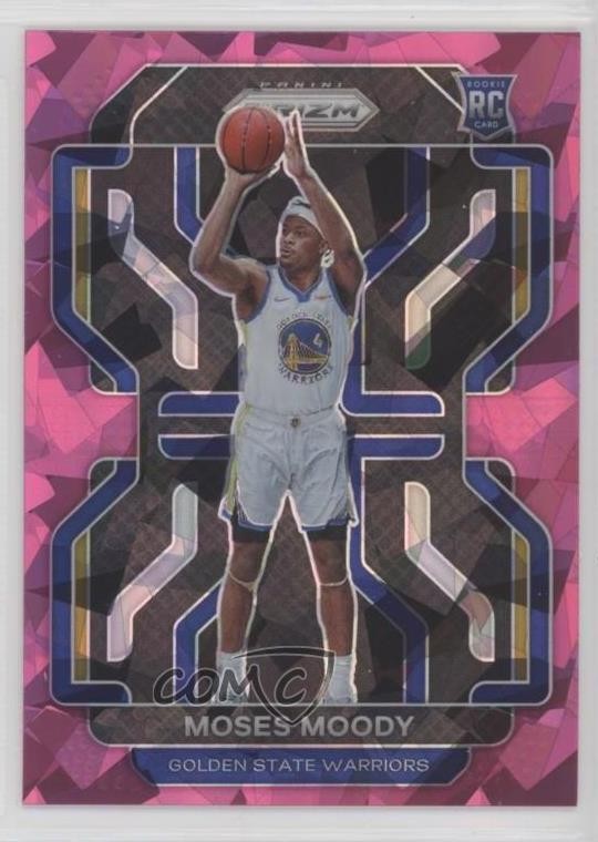 2021-22 Panini Prizm Pink Ice Prizm Moses Moody #308 Rookie RC 1cb6