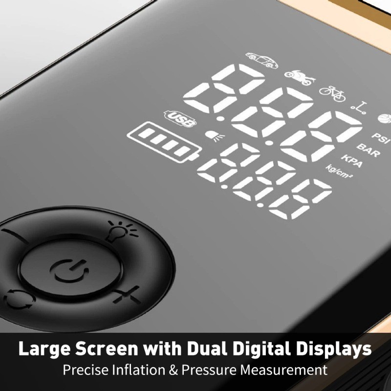 69800mAh Car Jump Starter with Air Compressor Battery Jumper Box Charger Booster