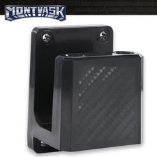 New Black Wall Mount Rack Floating Display Hanger Safe Storage Hooks USA Stock