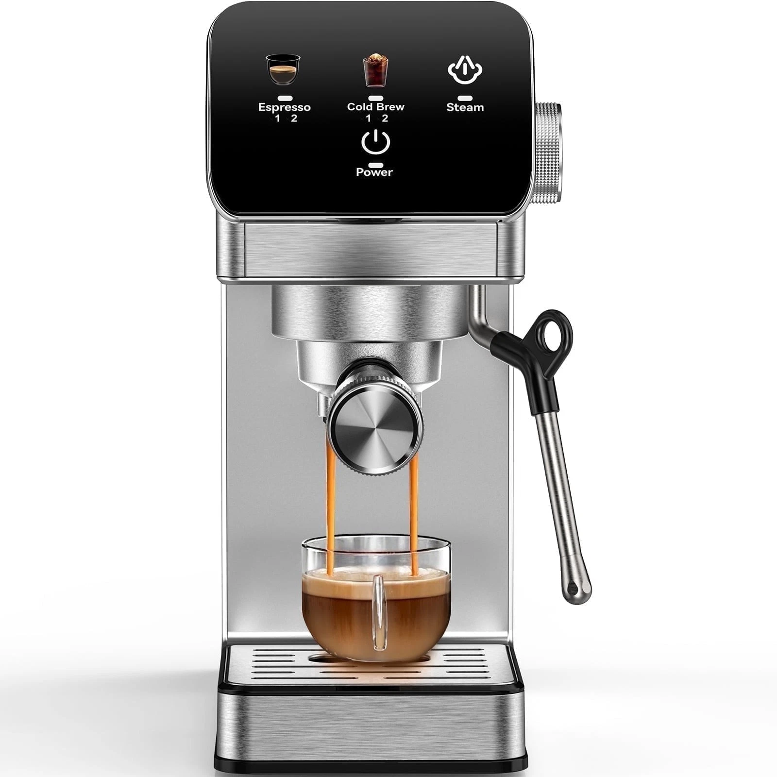 Juissiart Espresso Machine Coffee Maker, 20-Bar Italian Pump, 1350W Boiler,