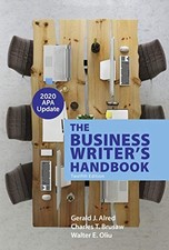 The Business Writer's Handbook with 2020 APA Update - Spiral-bound - GOOD