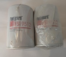 Lot of 2 Fleetguard Fuel Water Separator FS19512