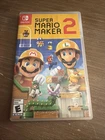 Super Mario Maker 2 (Nintendo Switch, 2019) Game and Case Tested