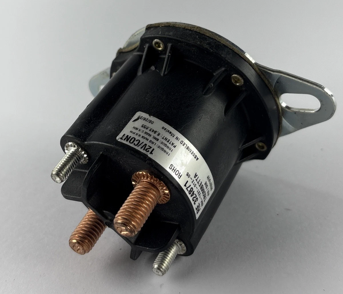 Contactor solenoide DC PowerSeal Trombetta 684-1221-012-05 RE 324871 12V 150A foto 3