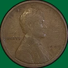 1909 Lincoln Wheat Cent Fine F Coin #36138