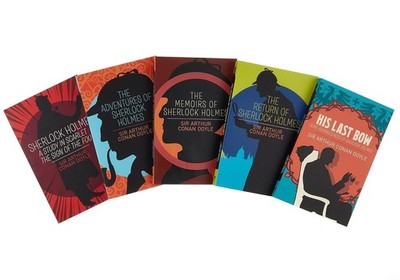 Sherlock Holmes His Greatest Cases 5 Books Paperback Set - By