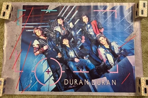 Duran Duran 1984 Band Poster 23x34.5 English Pop Rock Rolled P24
