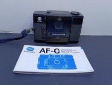MINOLTA AF-C Auto Focus 35mm Film Camera - With Manual Untested