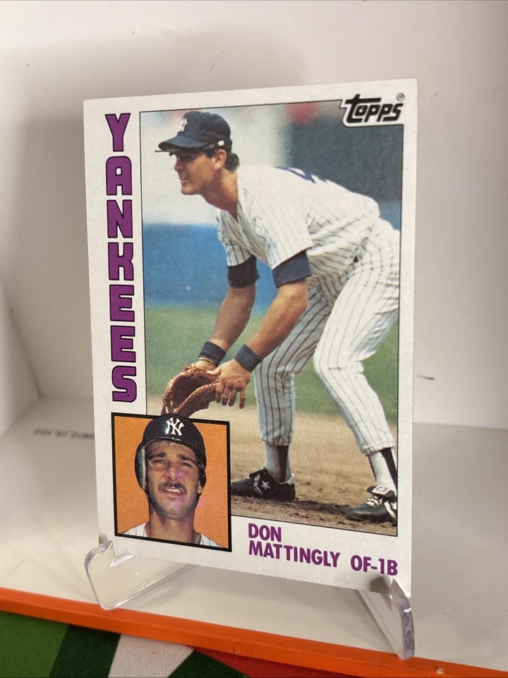 Topps Don Mattingly RC #8 1984 Yankees Foto 4 de 4