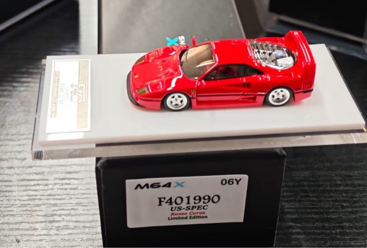 1/64 M64X フェラーリ　F40 US-SPEC Rosso Corsa 1/64 M64X FERRARI F40 US-SPEC Rosso Corsa 917840 | eBay