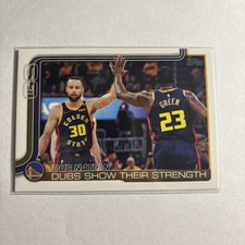 2025/2026 Topps #291 Dub Nation : Steph Curry And Green Golden State Warriors