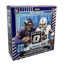 2025 Panini Donruss Optic Football Factory Sealed MEGA Box Blue Hyper Parallels!