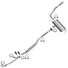 Stainless Steel Exhaust Sytem Kit fits: 2004-2006 Toyota Sienna 3.3L FWD