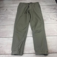 Hurley Jogger Pants Men's Large Olive Green Pull On Sporty Casual Drawstring FSH