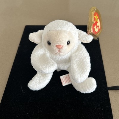 Ty Beanie Baby Fleece Lamb Beanbag Plush Original Tag 1996