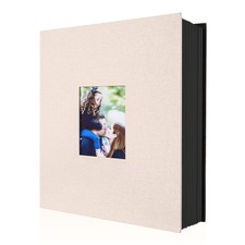 Ywlake Photo Album 4x6 400 Pockets, Linen Photo Albums Holds 400 Vertical Pic...
