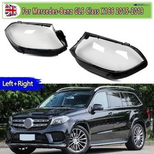 Left Right Headlight Headlamp Cover Lens for Mercedes GLS Class X166 2016-2019