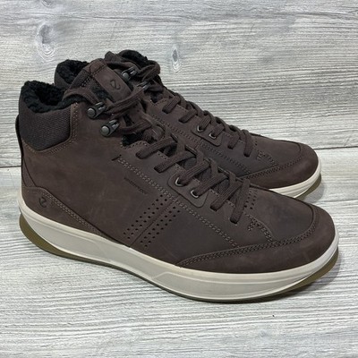 ECCO Byway 2.0 Waterproof Lace-up Boots Brown Leather Size EU 46 12-12.5 US NEW