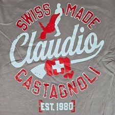 Claudio Castagnoli Shirt - Swiss Made Est. 1980 - Pro Wrestling Crate - Medium
