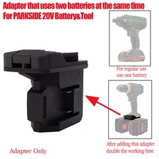 2-in-1 Converter Adapter for PARKSIDE 20V Battery Compatible with Impact Drill