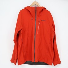 Patagonia Jacket Mens XL Hardshell Orange Hooded Full Zip Outdoor Good