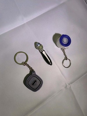 Lot of 3 Vintage Tupperware Magnet Keychain Gadget Miniatures EXCELLENT