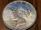 VID 1923 PEACE DOLLAR GEM BU+ w/LUSTER JUST OVER $60 MELT PRICE W/FREE SHIP